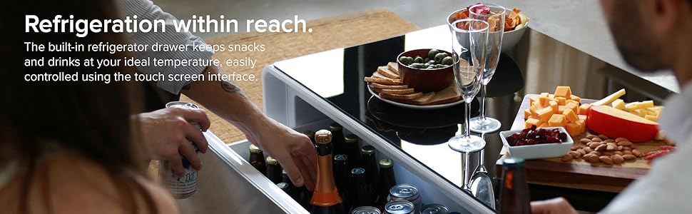 Sobro, café, mesa, geladeira, mini, geladeira, bluetooth, alto-falantes