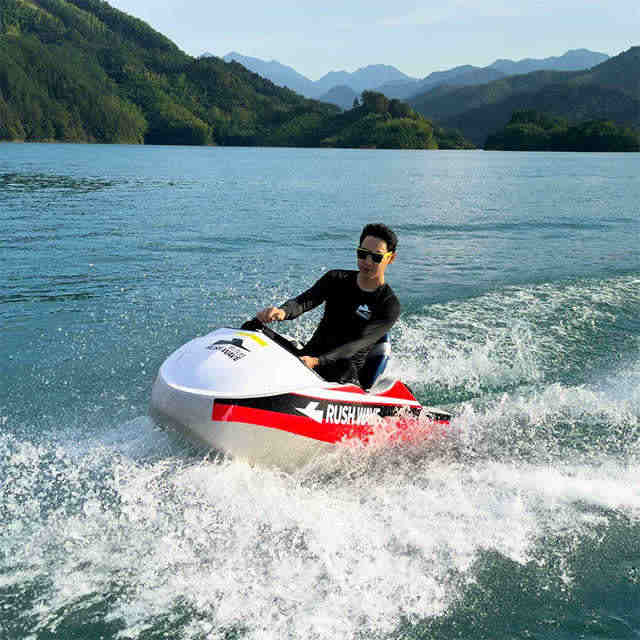 Jetski mini bateria de lítio elétrica alta velocidade água entretenimento prancha mini velocidade karting barco