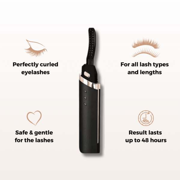 LashLove™ - Heated Eyelash Curler - Emporium Shop