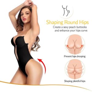 Plunge Backless Bra Bodysuit - 🔥ONLY TODAY Buy 1 Get 2🔥 - Emporium Shop