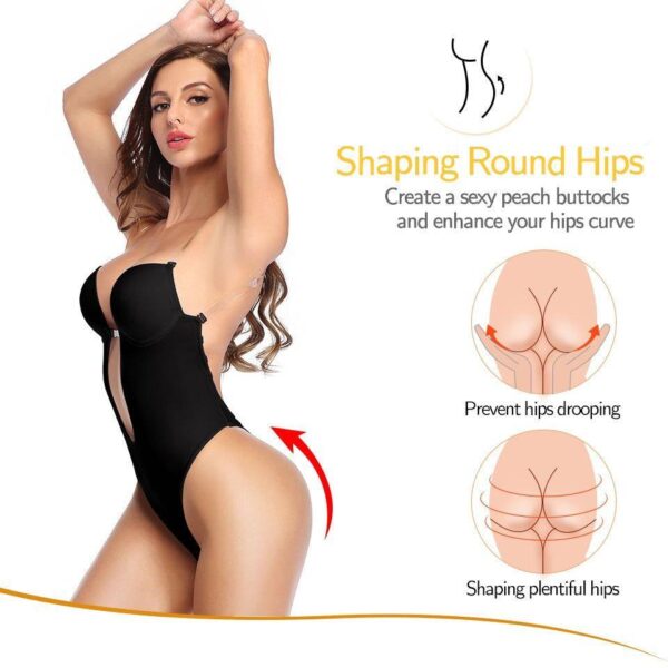 Plunge Backless Bra Bodysuit - 🔥ONLY TODAY Buy 1 Get 2🔥 - Emporium Shop